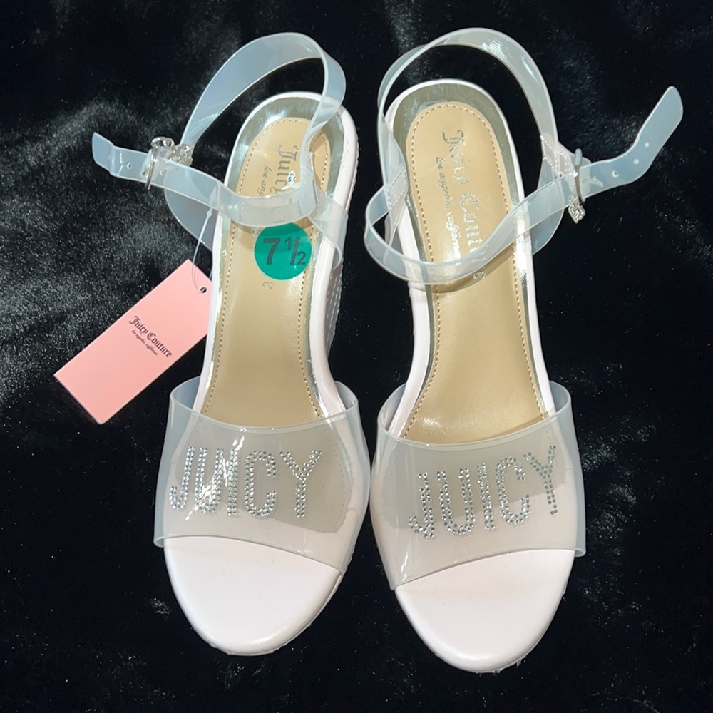 ✨💗 BABY PINK JUICY COUTURE WEDGES💗✨